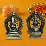 Divya Mantra Hindu God Laxmi Ganesh Idol Sculpture Statue Murti - Divya Mantra