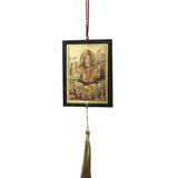 Divya Mantra Sri Mahadev Talisman Gift Pendant Amulet for Car Rear View Mirror Decor Ornament Accessories/Good Luck Charm Protection Interior Wall Hanging Showpiece - Divya Mantra