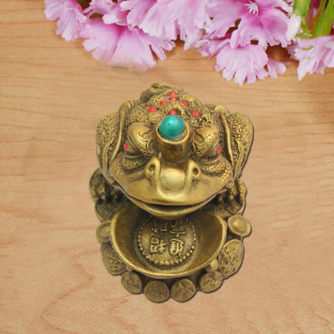 Divya Mantra Feng Shui King Money Frog For Good Luck - Divya Mantra