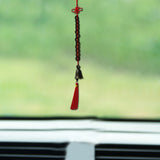 Divya Mantra Set of Three Feng Shui 12 Coins Bell Hanging With Red Strings For Good Fortune - Divya Mantra