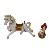 Divya Mantra Bejewelled Wish Fulfilling Feng Shui Wind Horse with Secret Compartment - Divya Mantra