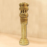 Divya Mantra Pure Brass Ashoka Stambh Pillar Statue Gift - Divya Mantra