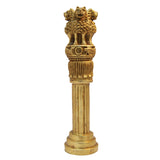 Divya Mantra Pure Brass Ashoka Stambh Pillar Statue Gift - Divya Mantra