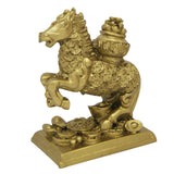 Feng Shui Horse with Coins and Ingot