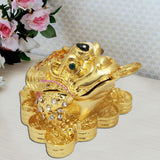 Divya Mantra Bejeweled Chinese Money Toad For Wish- Fulfillment - Divya Mantra