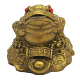 Divya Mantra Combo of Feng Shui Frog With Trishakti Yantra Hanging - Divya Mantra
