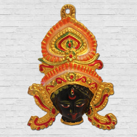 Divya Mantra Kali Maa Face Wall Hanging - Divya Mantra