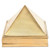 Divya Mantra Vastu Wish Multilayered 1.5 Inches Pure Brass Pyramid (Set Of 3) 91 Pyramids in Total - Divya Mantra