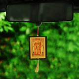 Divya Mantra Sri Shree Balaji Maharaj (Mehendipura) Talisman Gift Pendant Amulet for Car Rear View Mirror Decor Ornament Accessories/Good Luck Charm Protection Interior Wall Hanging Showpiece - Divya Mantra
