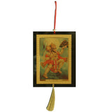 Divya Mantra Combo Of Hanuman Car Decoration Rear View Mirror Hanging Accessories And Prayer Flag For Car - Divya Mantra