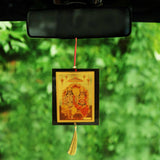 Divya Mantra Sri Lord Ram Sita Talisman Gift Pendant Amulet for Car Rear View Mirror Decor Ornament Accessories/Good Luck Charm Protection Interior Wall Hanging Showpiece - Divya Mantra