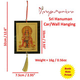 Divya Mantra Car Decoration Rear View Mirror Hanging Accessories Set of Two Hanuman - Divya Mantra