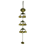 Divya Mantra Feng Shui Laughing Buddha Metal Wind Chime For Happiness And Luck - Divya Mantra