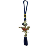 Divya Mantra Car Decoration Rear View Mirror Hanging Accessories Evil Eye Rooster Amulet - Divya Mantra