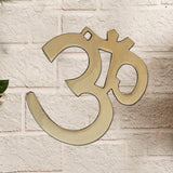 Divya Mantra Hindu Lucky Symbol Om Pure Brass Wall Hangings For Vastu, Yoga and Meditation - Divya Mantra
