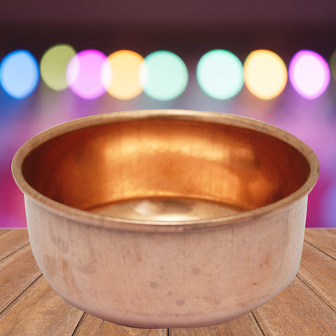 Divya Mantra Copper Bowl (Vati) For Hindu Rituals and Pooja Big - Divya Mantra