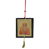 Divya Mantra Sri Shri Bajrang Bali Hanuman Talisman Gift Pendant Amulet for Car Rear View Mirror Decor Ornament Accessories/Good Luck Charm Protection Interior Wall Hanging Showpiece - Divya Mantra