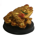 Divya Mantra Feng Shui King Money Toad Three Legged Frog on Ingots For Prosperity Financial Business Good Luck - Divya Mantra
