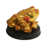 Divya Mantra Feng Shui King Money Toad Three Legged Frog on Ingots For Prosperity Financial Business Good Luck - Divya Mantra
