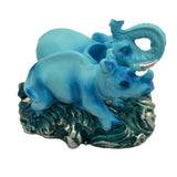 Divya Mantra Feng Shui Indomitable Powerful Animals Pair Elephant and Rhinoceros For Protection Against Violent 7 Star and Good Luck - Divya Mantra