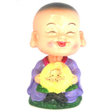 Divya Mantra Feng Shui Lovely Baby Buddha Swing Little Monk Car Interior Decoration Dashboard Accessories Spring Arts And Crafts - Divya Mantra