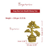 Divya Mantra Feng Shui Coin Wealth Money Tree For Abundance Financial Prosperity Luck - Divya Mantra