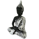 Divya Mantra Meditating Gautam Buddha Murti Sculpture Statue Puja / Car Dashboard Idol For Peace and Serenity - Divya Mantra