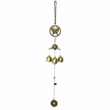 Divya Mantra Feng Shui 3 Fengling Bells Butterfly Metal Good Luck Bronze Windchime Gift For Home - Divya Mantra