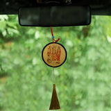 Divya Mantra Sri Ram Sita Laxman Hanuman Talisman Gift Pendant Amulet for Car Rear View Mirror Decor Ornament Accessories/Good Luck Charm Protection Interior Wall Hanging Showpiece - Combo Set of 2 - Divya Mantra