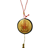 Divya Mantra Sri Durga Maa Talisman Gift Pendant Amulet for Car Rear View Mirror Decor Ornament Accessories/Good Luck Charm Protection Interior Wall Hanging Showpiece - Divya Mantra