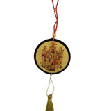 Divya Mantra Sri Ram Darbar Talisman Gift Pendant Amulet for Car Rear View Mirror Decor Ornament Accessories/Good Luck Charm Protection Interior Wall Hanging Showpiece - Combo Set of 2 - Divya Mantra
