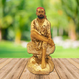 Divya Mantra Hindu God Sri Sai Baba Idol Sculpture Statue Murti For Puja / Car Dashboard / Gift - Divya Mantra