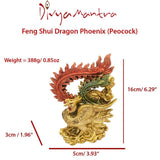 Divya Mantra Feng Shui Dragon Phoenix Peocock - Divya Mantra