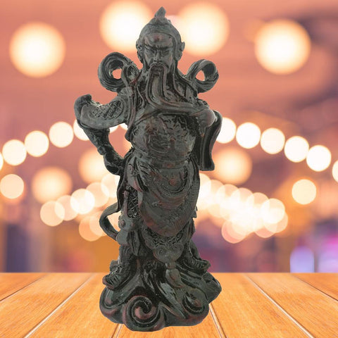 Divya Mantra Feng Shui Guan Gong God Statue Idol Murti - Divya Mantra