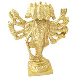 Divya Mantra Sri Hindu God Panchmukhi (Five Faced) Hanuman Idol Sculpture Statue Murti & Feng Shui Natural Gomati Chakra Healing Gem Stone Bonsai Fortune Vastu Plant Tree; Good Luck, Wealth, Success - Divya Mantra