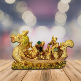 Divya Mantra Feng Shui Bejewelled Dragon Wealth Ship For Business Prosperity - Divya Mantra