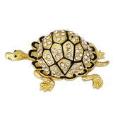 Divya Mantra Bejeweled Wish Fulfilling Tortoise with Secret Compartment - Divya Mantra