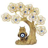 Divya Mantra Decorative Evil Eye Tree Amulet for Good Luck Charm Protection Feng Shui Fortune Showpiece - Divya Mantra