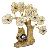 Divya Mantra Decorative Evil Eye Tree Amulet for Good Luck Charm Protection Feng Shui Fortune Showpiece - Divya Mantra