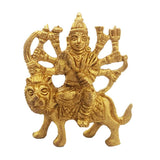 Divya Mantra Sri Hindu Goddess Durga Maa Idol Sculpture Statue Murti- Puja/Pooja Room, Meditation, Prayer, Office, Temple, Home Decor Gift Collection Item/Product- Wealth, Money, Good Luck, Prosperity - Divya Mantra