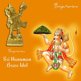 Divya Mantra Sri Hindu God Hanuman Idol Sculpture Statue Murti - Puja/ Pooja Room, Meditation, Prayer, Office, Business, Temple, Home Decor Gift Collection Item/Product-Money, Good Luck, Prosperity - Divya Mantra