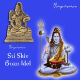 Divya Mantra Sri Hindu God Shiva Shankar Idol Sculpture Statue Murti - Puja Room, Meditation, Prayer, Office, Business, Temple, Home Decor Gift Collection Item/Product-Money, Good Luck, Prosperity - Divya Mantra