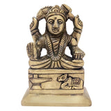 Divya Mantra Hindu Religious Goddess Mata Santoshi Maa Idol Sculpture Statue Murti Puja Room, Temple, Meditation, Office, Business, Home Decor Gift Collection Item/Product - Money, Good Luck - Yellow - Divya Mantra