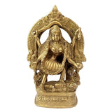 Divya Mantra Sri Hindu Goddess Mata Maha Kali Maa Idol Sculpture Statue Murti-Puja Room, Meditation, Prayer, Office, Temple, Home Decor Gift Collection Item/Product-Money, Good Luck, Prosperity-Yellow - Divya Mantra