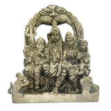 Divya Mantra Sri Hindu God Shiva, Goddess Parvati, Kartik, Ganesha Panchayat Family Parivar Idol Sculpture Statue Murti-Puja, Meditation, Prayer, Office, Temple, Home Decor Item-Money,Good Luck-Yellow - Divya Mantra