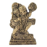 Divya Mantra Hindu God Sri Gadadhari Bajrangi Hanuman Lifting Parvat Idol Sculpture Statue Murti Puja Room, Temple, Meditation, Office, Business, Home Decor Gift Collection Lucky Item/Product-Yellow - Divya Mantra