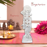 Divya Mantra Hindu Religious God Sri Ram / Lord Rama Idol Sculpture Statue Murti -Puja, Meditation, Prayer, Office, Temple, Home Decor Gift Collection Item/Product-Money, Good Luck, Prosperity-Silver - Divya Mantra