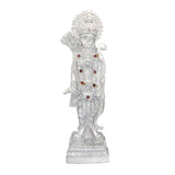 Divya Mantra Hindu Religious God Sri Ram / Lord Rama Idol Sculpture Statue Murti -Puja, Meditation, Prayer, Office, Temple, Home Decor Gift Collection Item/Product-Money, Good Luck, Prosperity-Silver - Divya Mantra