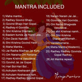 Divya Mantra Metallic Sri Krishna Govinda Radha 25 Chants Hindu Religious Chanting Repeater Akhand Jaap Machine Device Electric Box - Mandir/Pooja/Puja Room, Good Luck Prosperity Gift Item-Multicolor - Divya Mantra