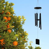 Metal 5 Pipe Wind Chimes for Balcony with Sound Windchime for Home Decoration Garden Decor Items Big Size 36"